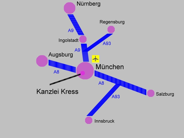 Kanzlei
                Kress, Adamstrae 4, 80636 Mnchen